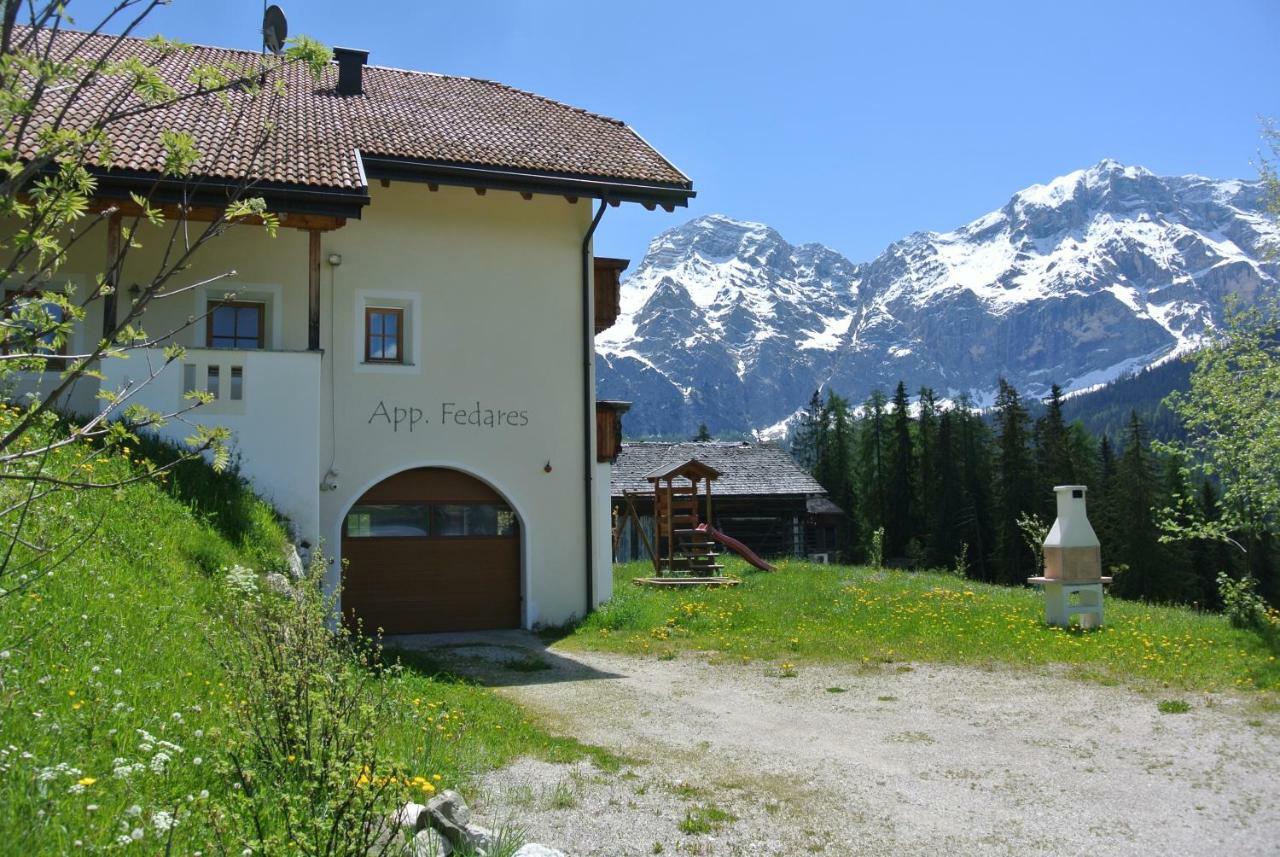 Apartment Fedares La Valle Bagian luar foto